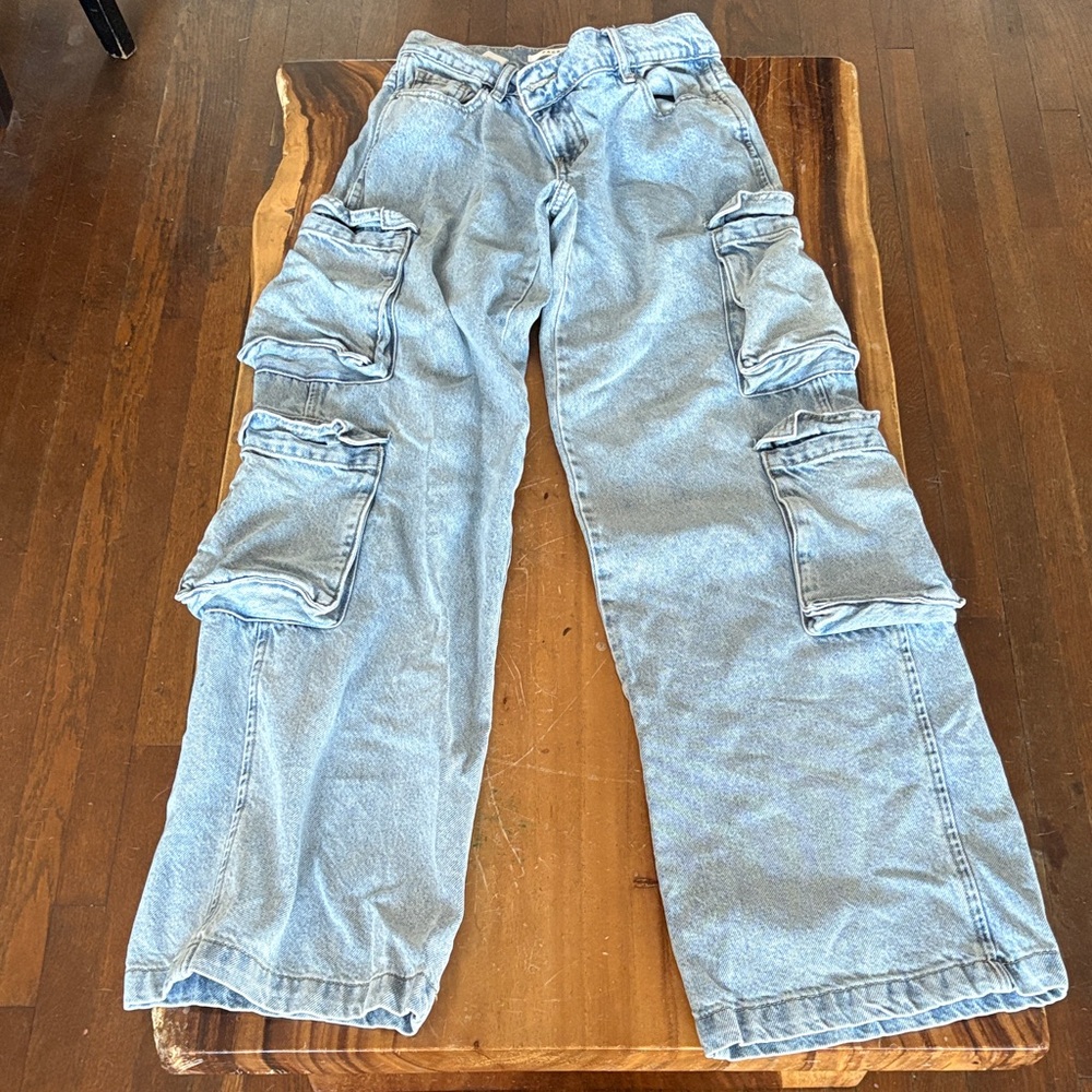 PacSun Denim Jeans in Light Blue size 22, kids